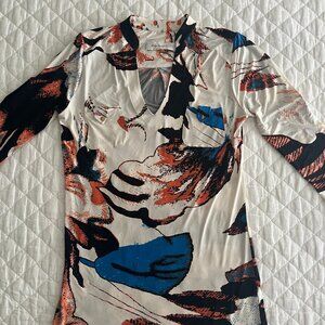 Tbags Los Angeles Mini Dress 3/4 Sleeve Small